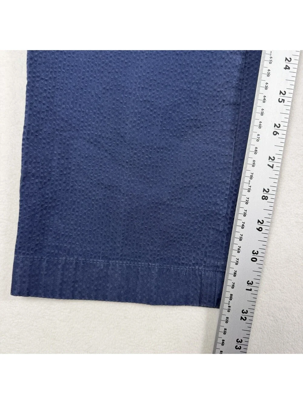 Brooks Brothers Pants Mens 34x32 Blue Genuine Seersucker Clark Chino Preppy